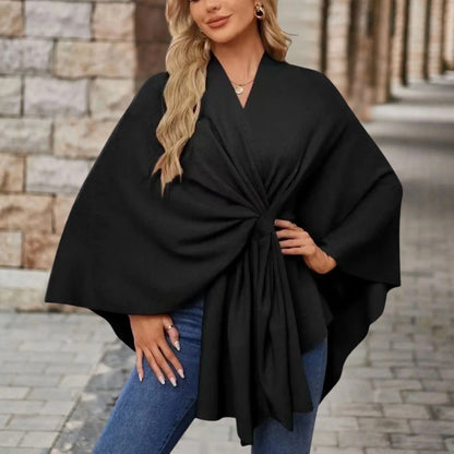 Women's Asymmetrical Poncho