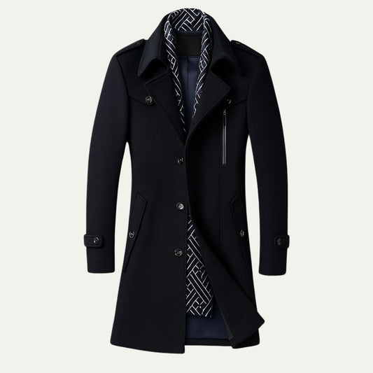 Men's Tailored Coat - Fashinoza