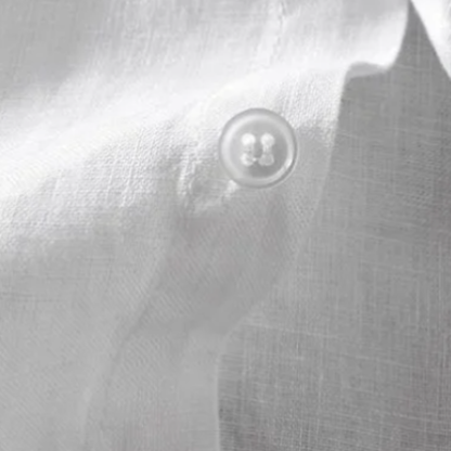 Montland Men's Cotton Linen Shirt Lightweight Relaxed Fit