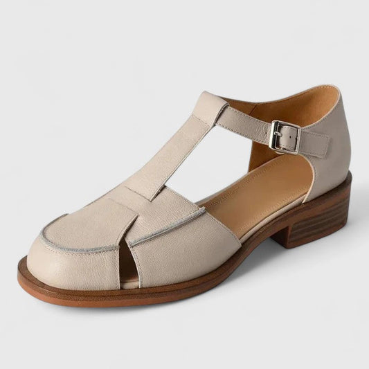 Women's Mary Jane Closed Toe Sandals Low Heel - Fashinoza