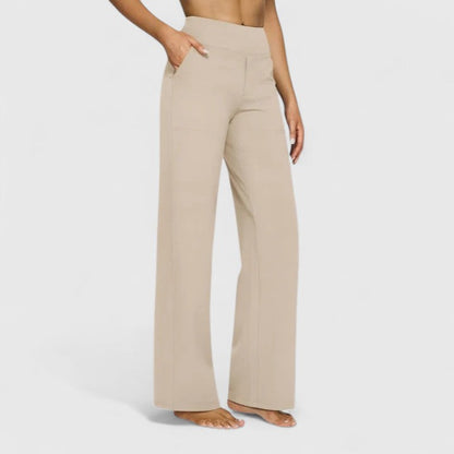 Hazel | Womens High Waist Wide Leg Pants
