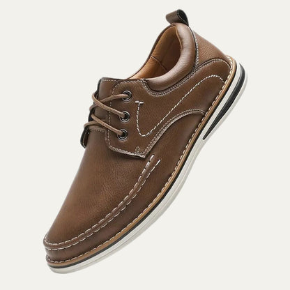 Men's Orthopedic Leather Shoes - Fashinoza