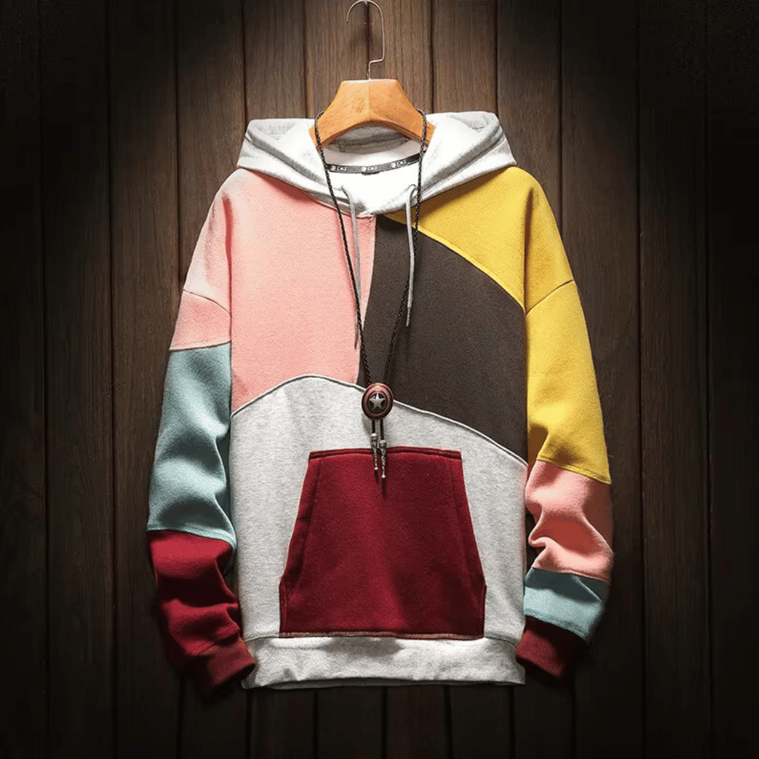 Colorblock Pullover Hoodie