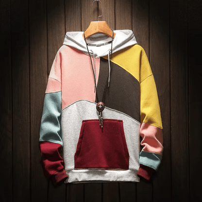 Colorblock Pullover Hoodie