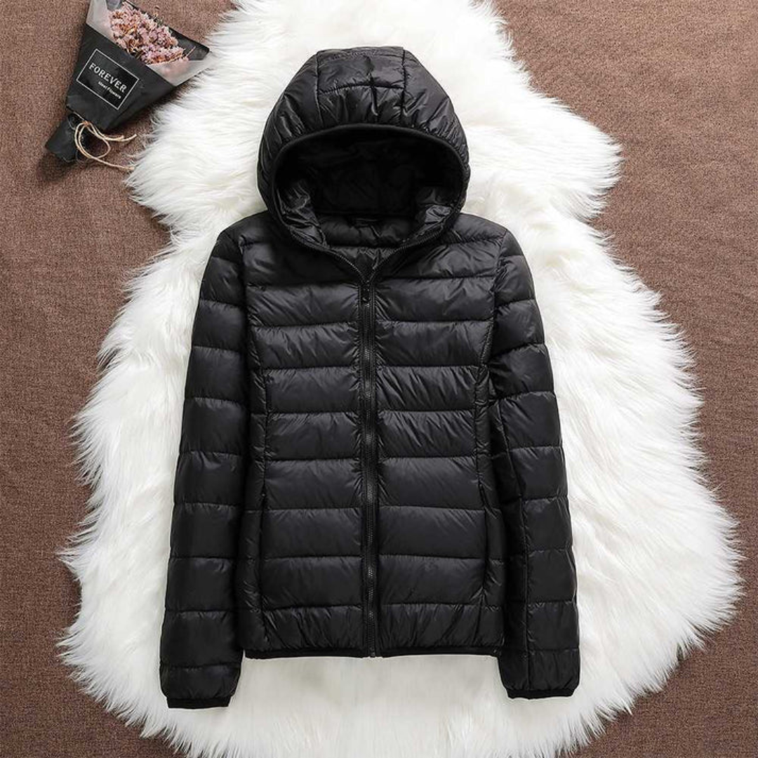 Women’s Lightweight Hooded Puffer Jacket