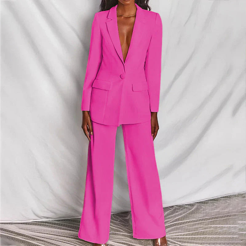 Women's Blazer Pants Set
