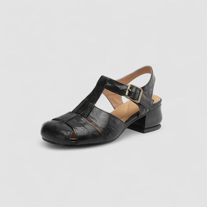 Women's Closed Toe Slingback Mary Jane Shoes