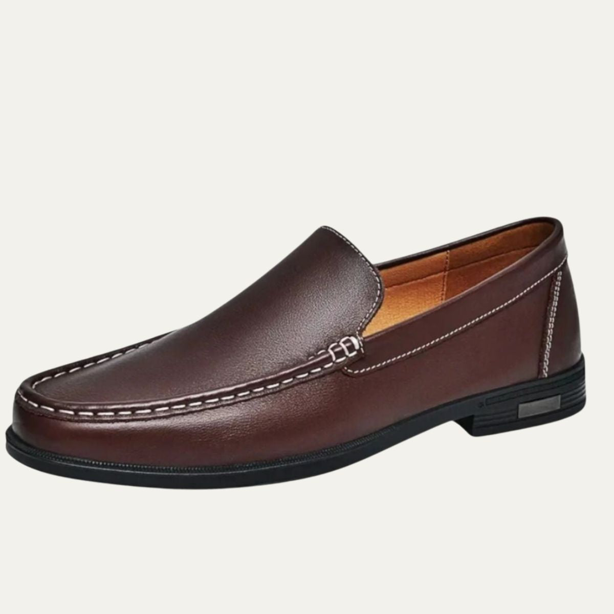 Bellgrave Men's Slip On Loafers Classic Leather Black - Fashinoza
