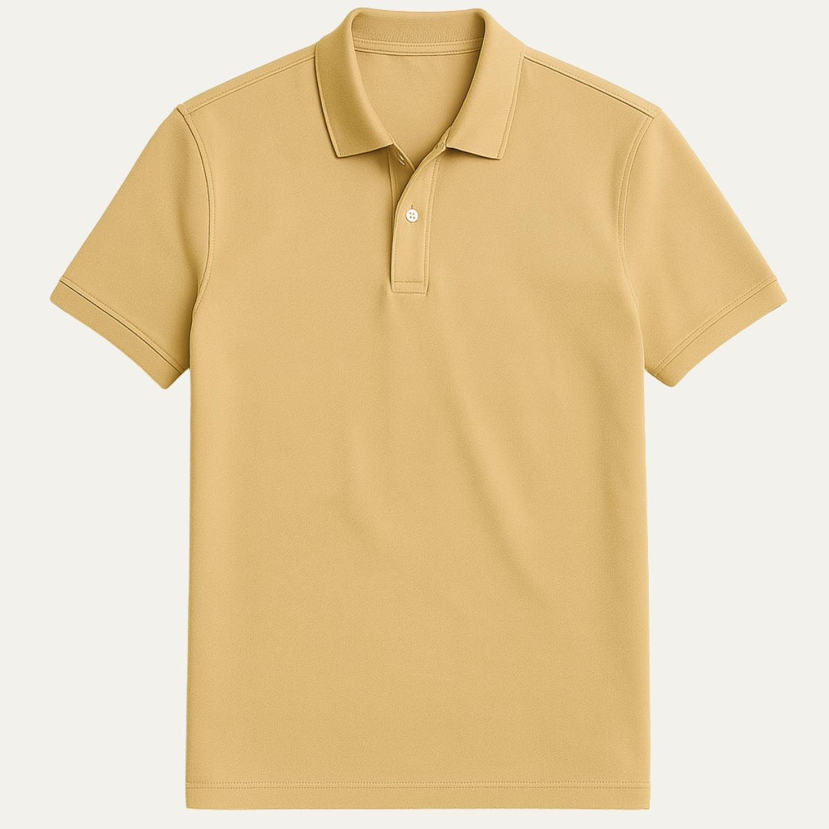 Men's White Polo Shirt Cotton Classic Fit - Fashinoza