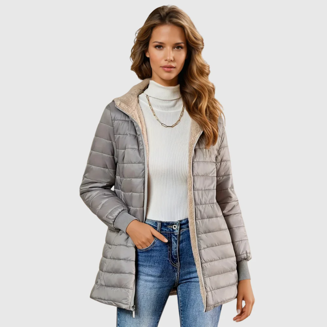 Women's Stitched Coat - Fashinoza