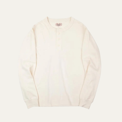 Men's Cotton Casual Henley Shirt