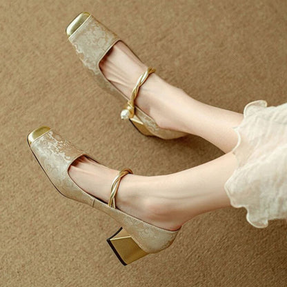 Hazel | Women Summer Block Heel Heels
