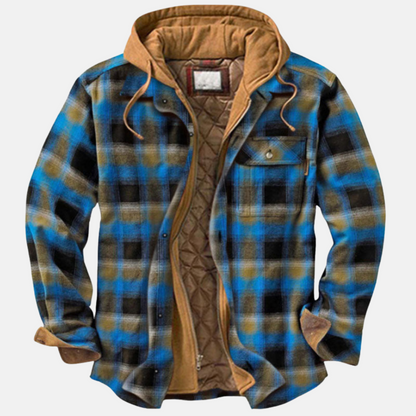 Christian | Men’s Quilted Flannel Shirt Jacket