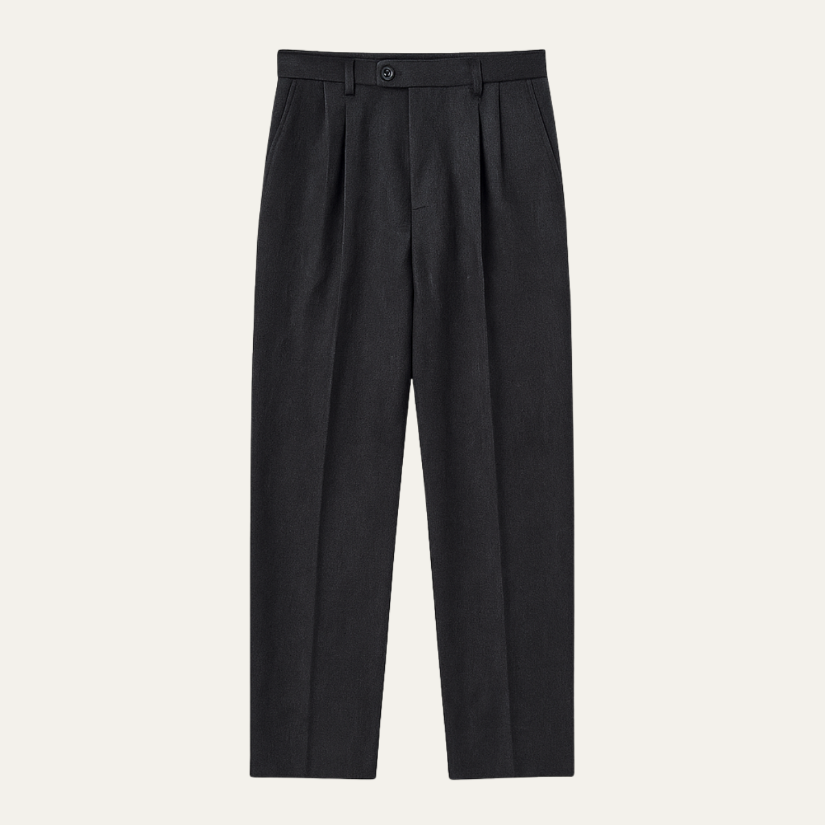 Men's Tailored Pleated Pants Classic Wool - Fashinoza