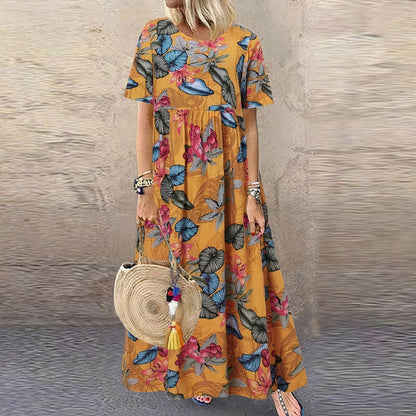 Women's Floral Lace Maxi Dress