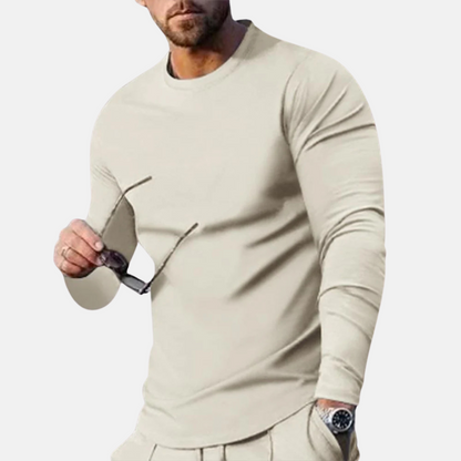 Men's Long Sleeve T-Shirt Cotton Casual Comfortable