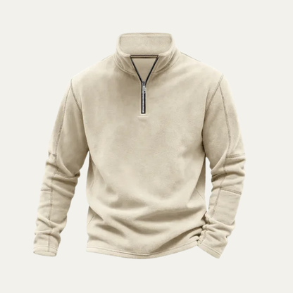 Vesuvius Men's Fleece Quarter Zip Sweater Warm