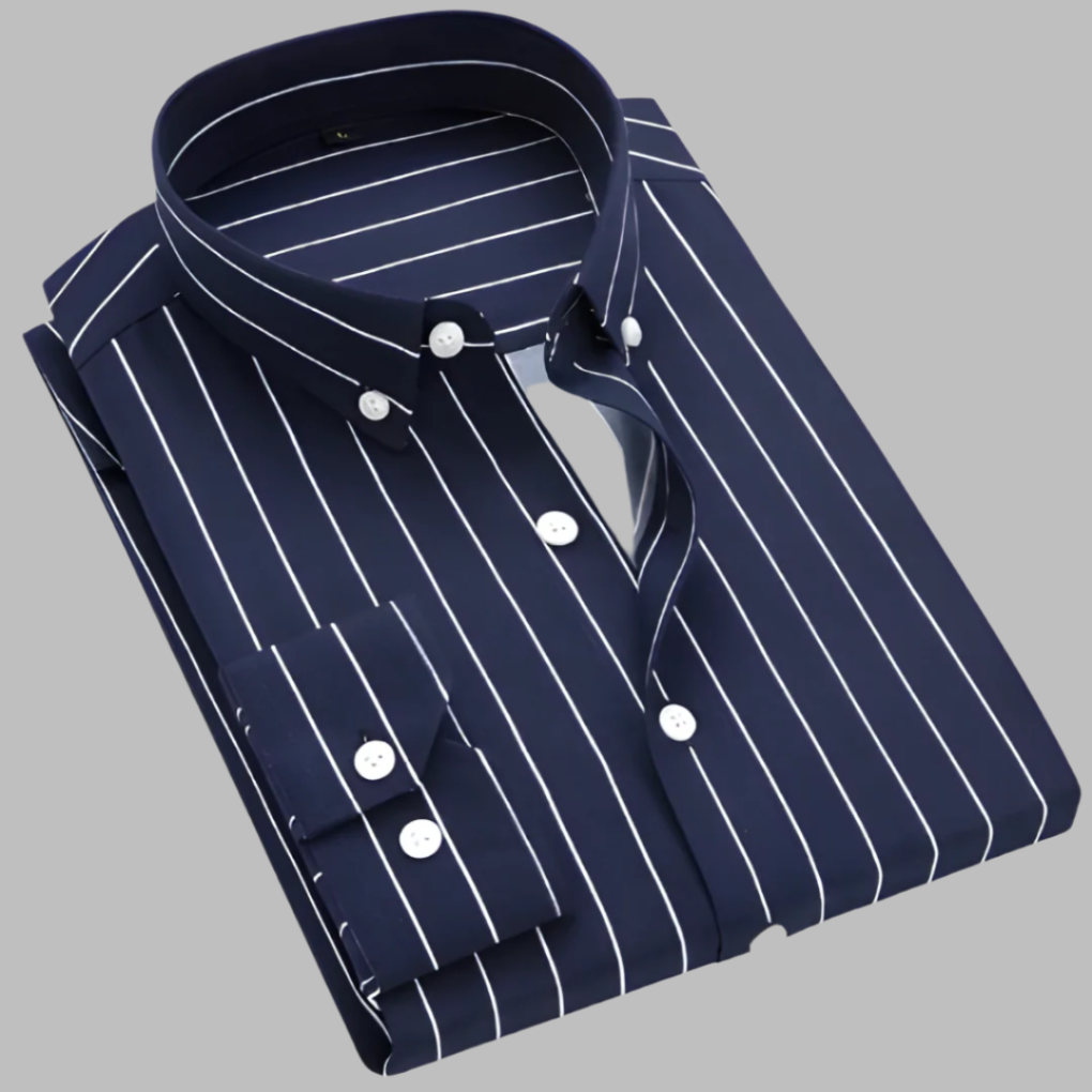 Men's Plaid Cotton Dress Shirt