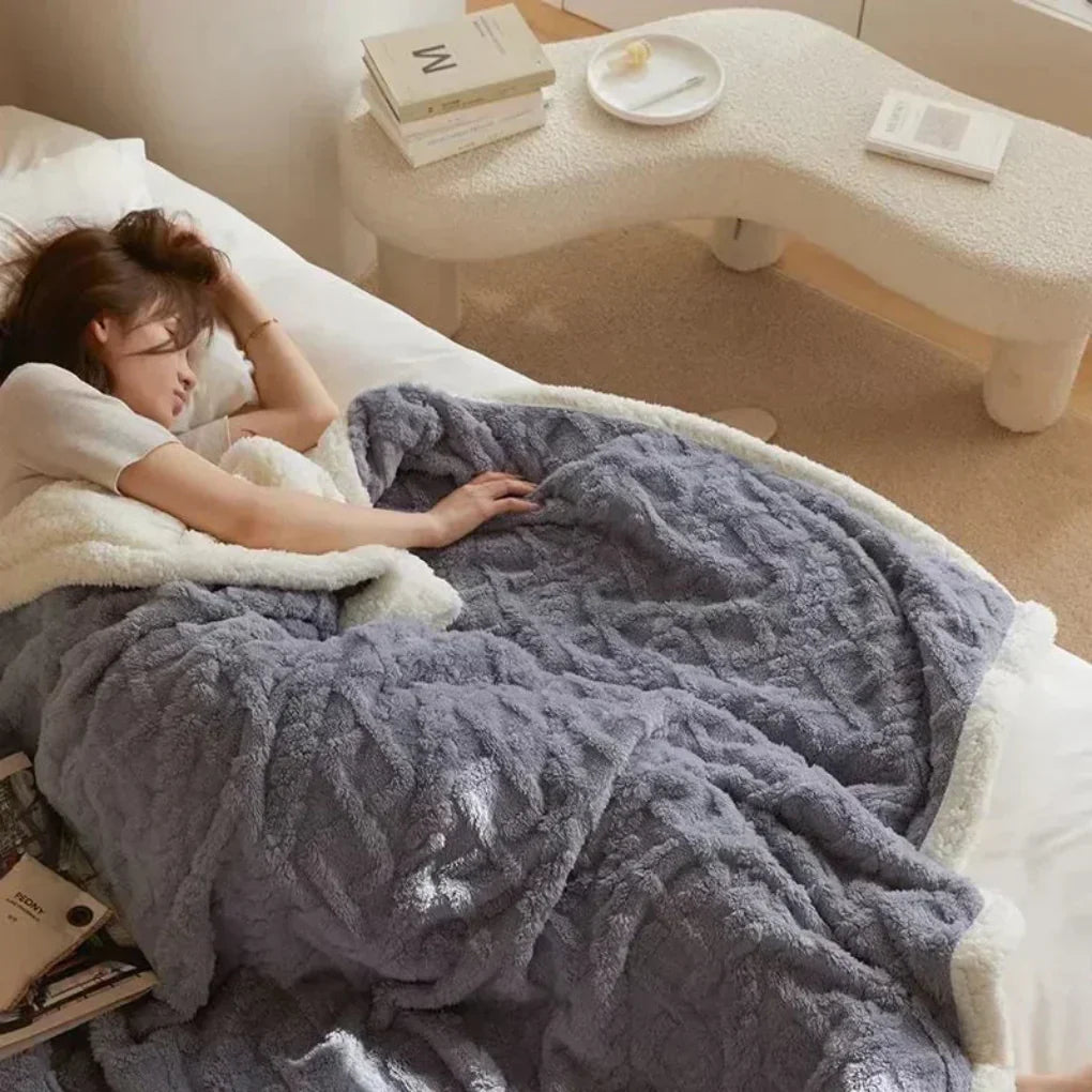 Thick Winter Fleece Blanket