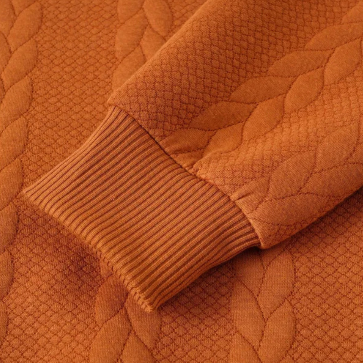 Men's Cable Knit Turtleneck Sweater Ribbed Warm