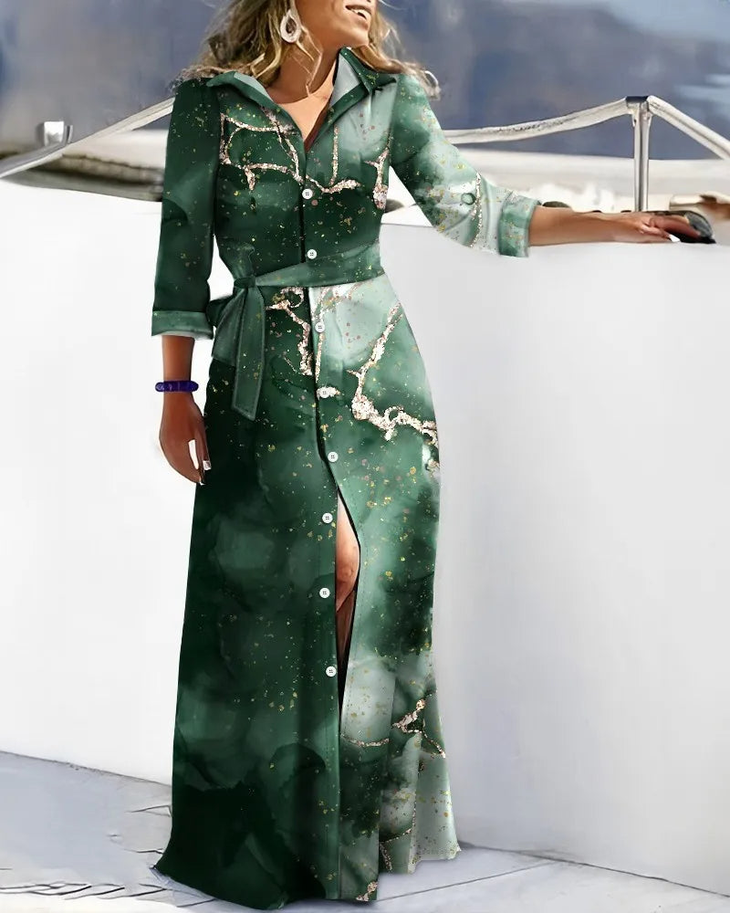 Women's Maxi Dress Elegant Casual Wear - Fashinoza