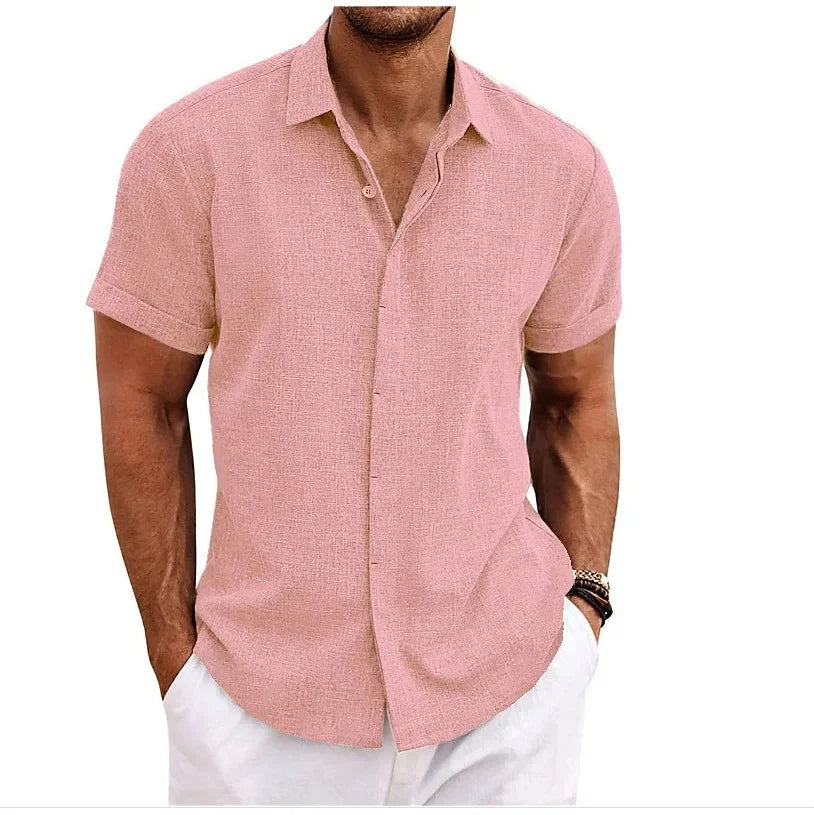 Men's Cotton Linen Shirt