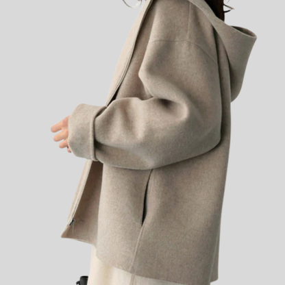 Women's Hooded Jacket Functional Design