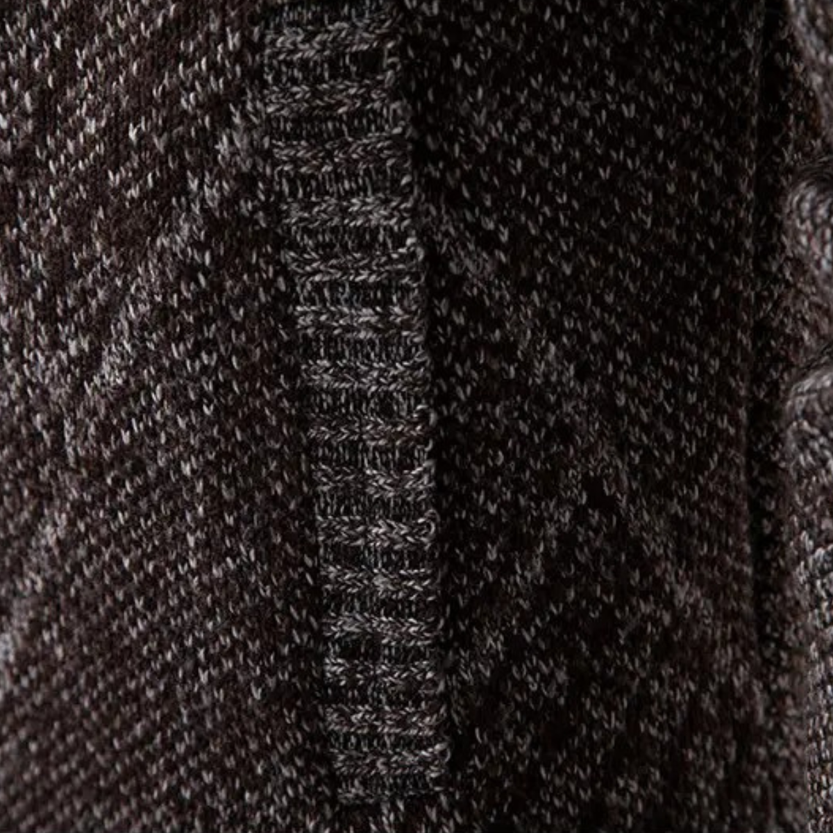 Men's Casual Knit Zip Up Jacket