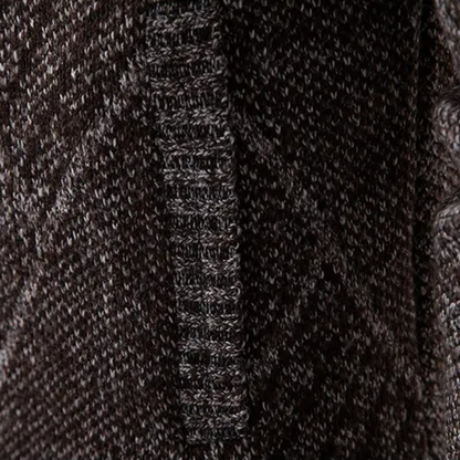 Men's Casual Knit Zip Up Jacket