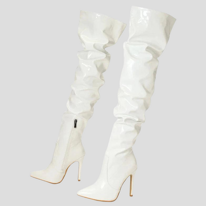 Women's High Heel Ankle Boots 8cm