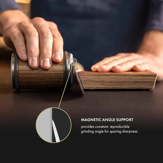 Knife Sharpener Set Magnetic Stone Roller - Fashinoza