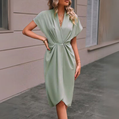 Denise Women's Draped Midi Dress