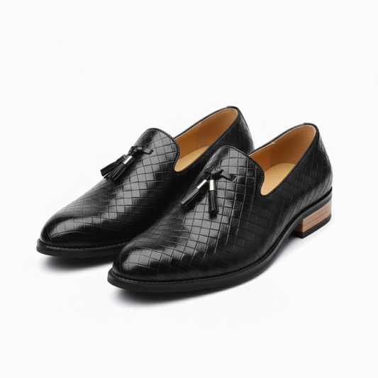 Men's Luxury Leather Slip On Driving Moccasins