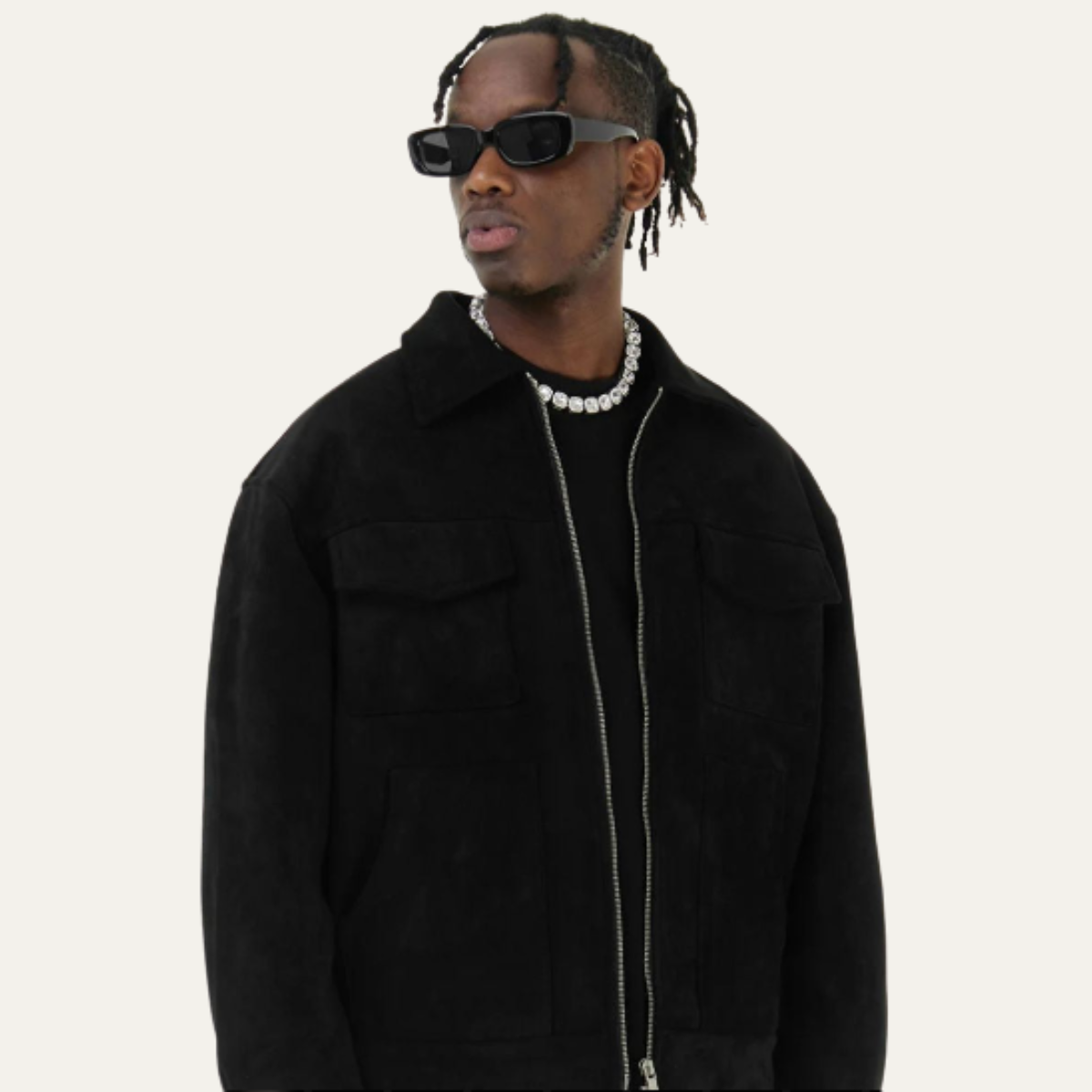 Men's Modern Suede Jacket