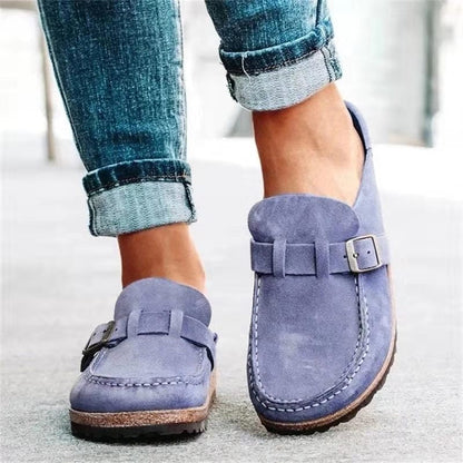 Jasmine | Womens Buckle Slip On Loafers