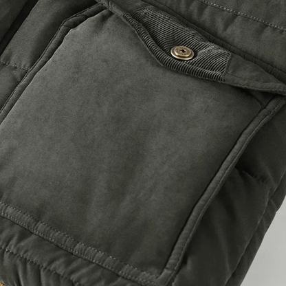 Men's Thick Warm Hooded Parka Coat Fur Lined