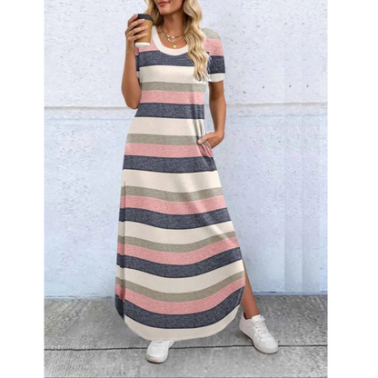 Women's Round Neck Loose Fit Dress
