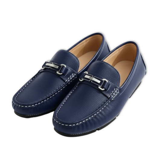 Handmade PU Leather Slip-on Driving Loafers