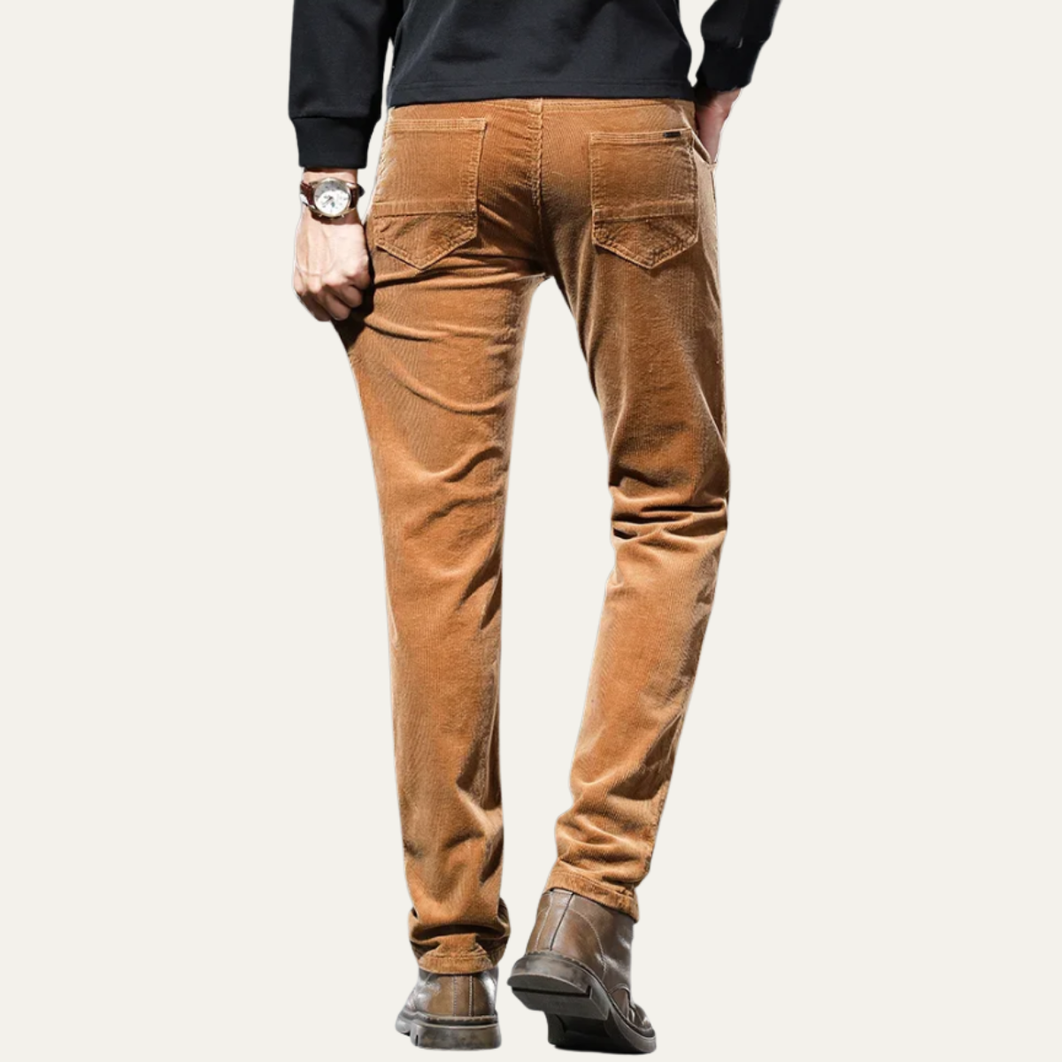 Men's Slim Fit Corduroy Pants