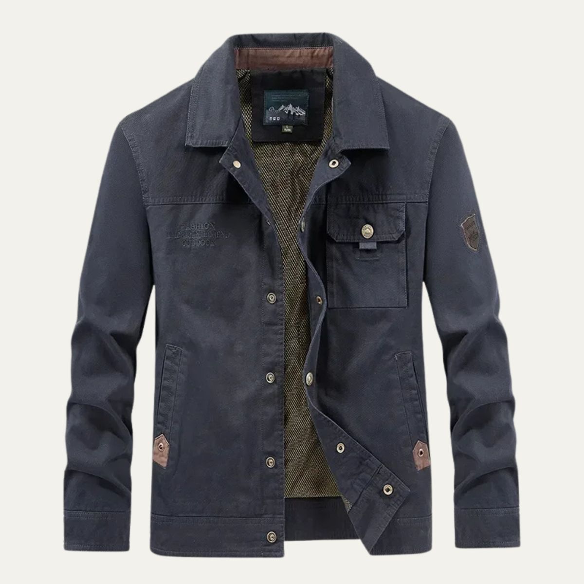 Men's Tactical Cargo Jacket Waterproof Multi-Pocket - Fashinoza