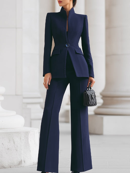 Elizabeth | Women’s Tailored Blazer Wide Leg Set