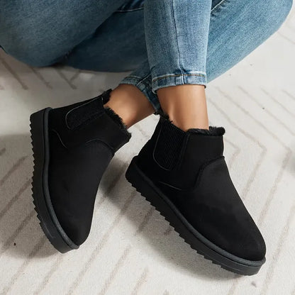 Women's Ankle Boots Flat Pull On Design