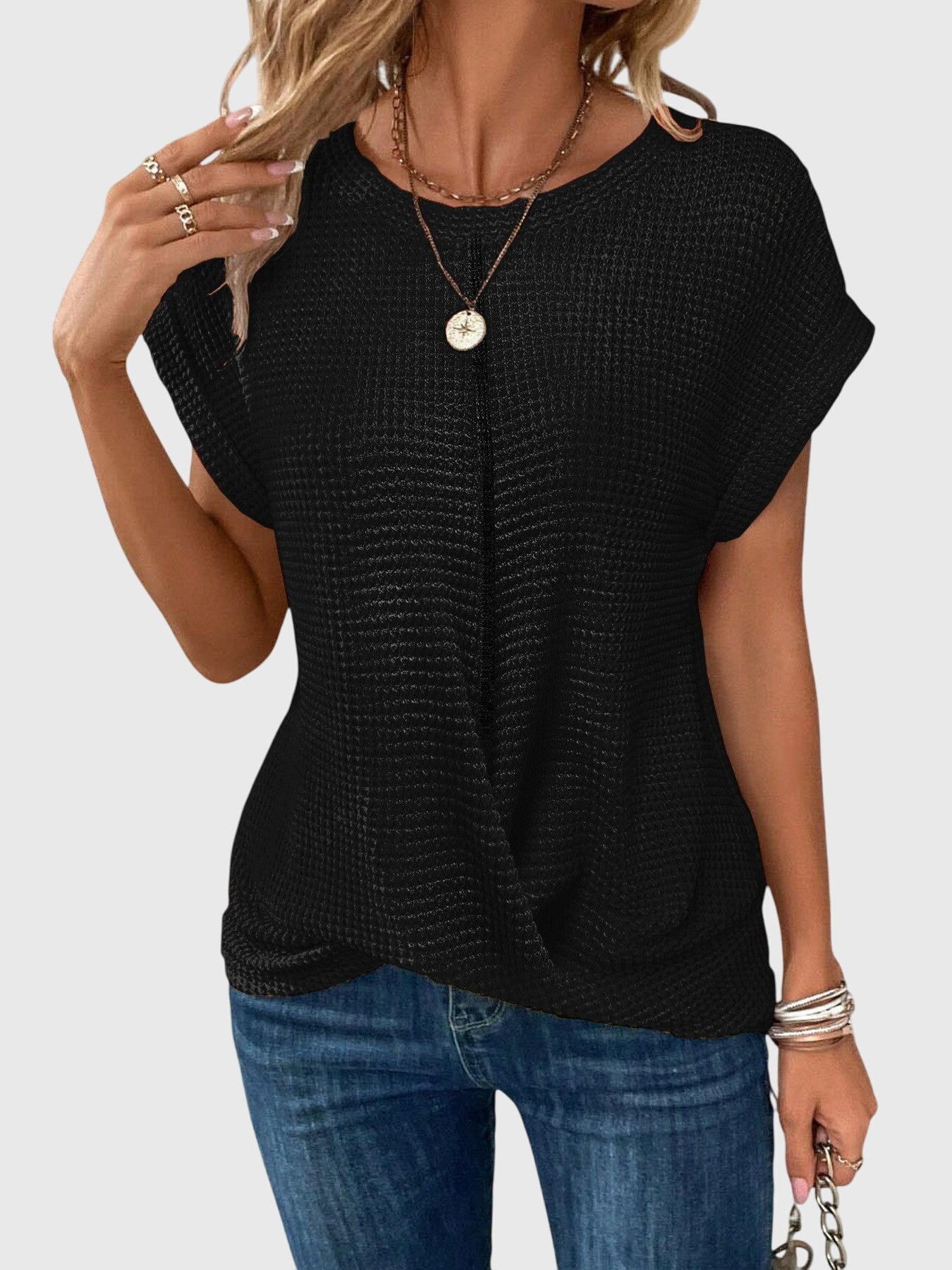 Women's Casual V-Neck Top For Everyday Comfort