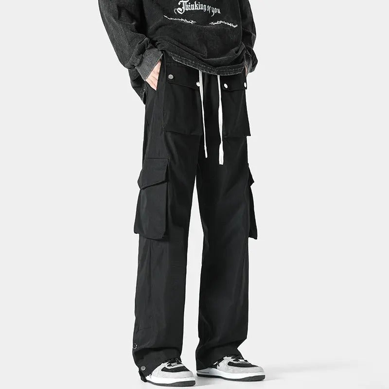 Men's Relaxed Fit Cargo Pants Comfortable - 
Fashinoza