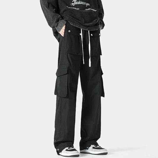 Men's Relaxed Fit Cargo Pants Comfortable - 
Fashinoza
