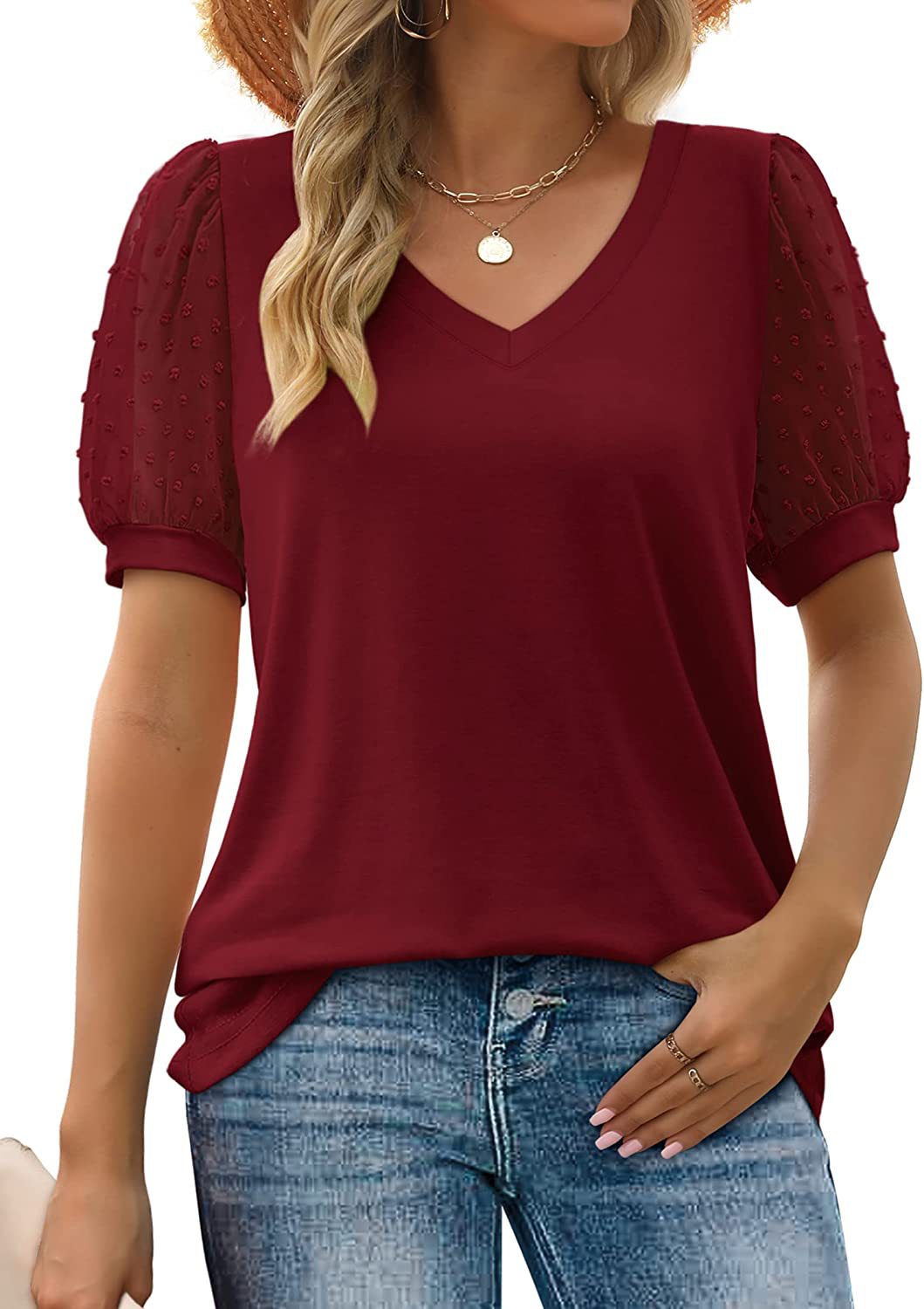 Elegant Women's V-Neck