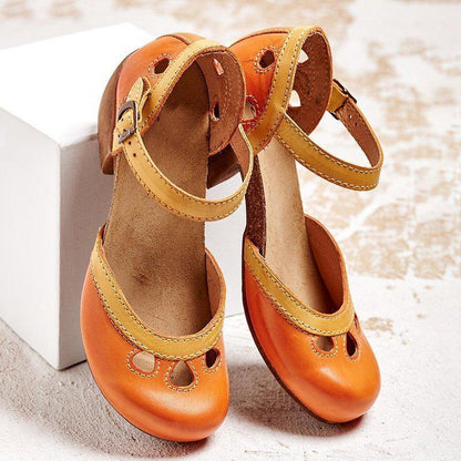 Women's Orthopedic Flat Sandals Low Heel