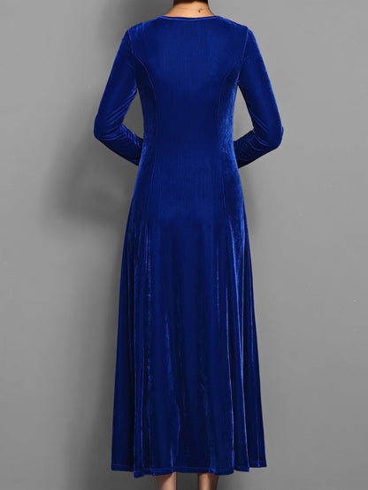 Women's Soft Velvet Dress