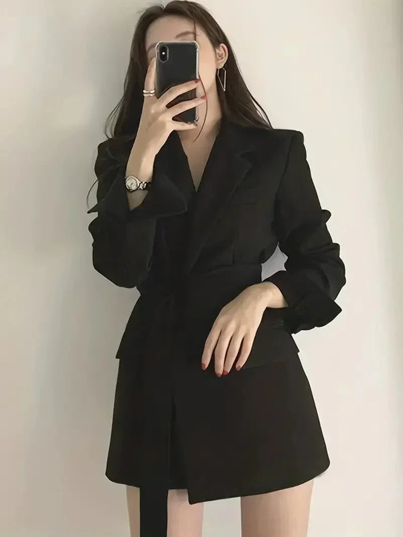 Women's Blazer Coat Wool Blend Versatile