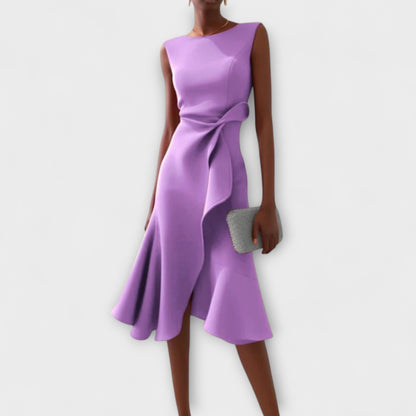 Women's Asymmetric Midi Dress